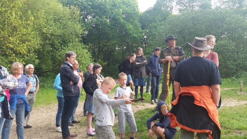 Kindercamping in Gelderland in het bos